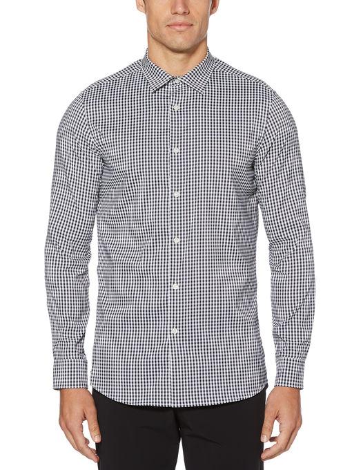 Perry Ellis Slim Fit Checkered Shirt