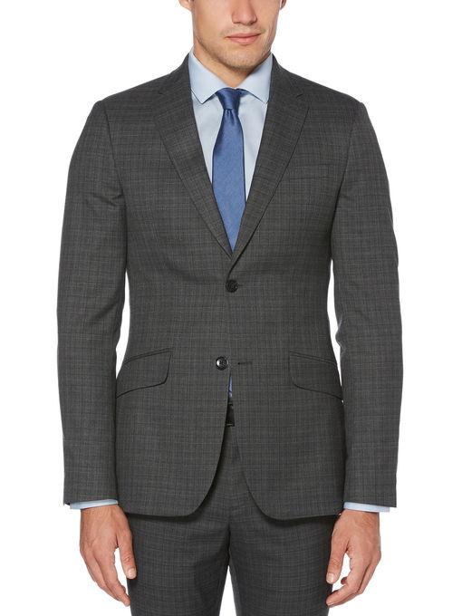 Perry Ellis Very Slim Fit Check Washable Suit Jacket