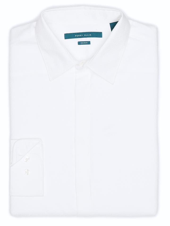 Perry Ellis Non-iron Textured Essential Shirt