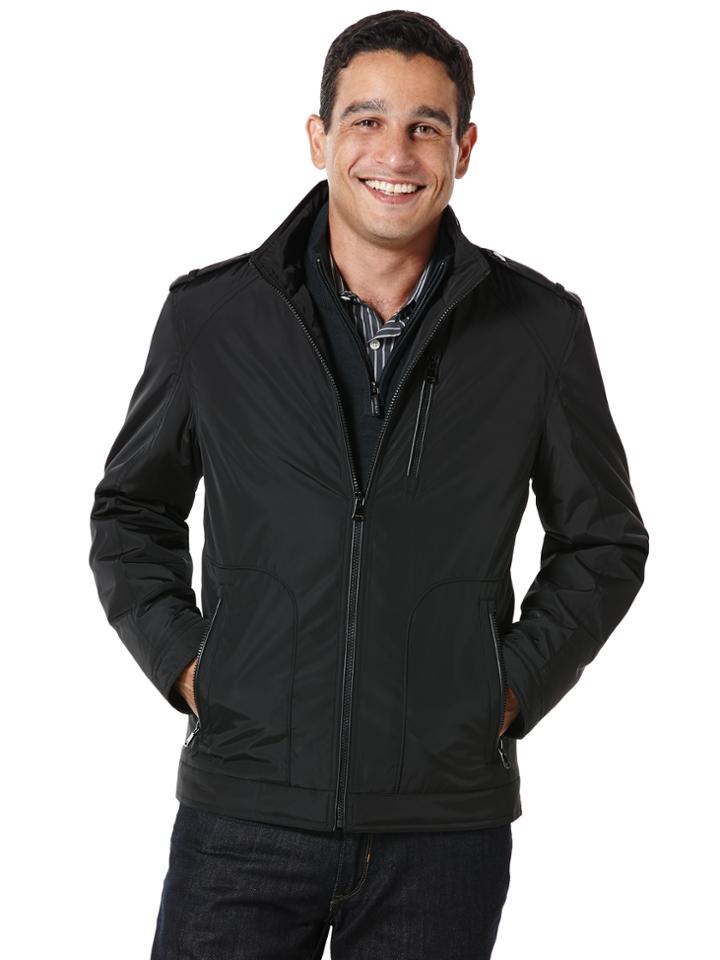 Perry Ellis Zipper Detail Jacket