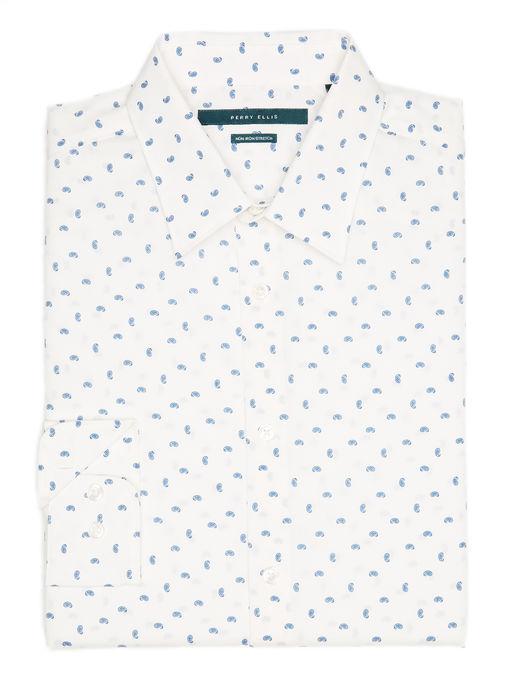 Perry Ellis Tiny Paisley Shirt