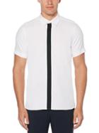 Perry Ellis Total Stretch Slim Fit Taped Solid Shirt