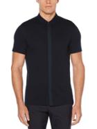 Perry Ellis Knit Button Down Shirt