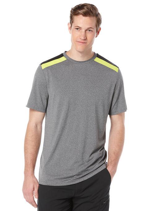 Perry Ellis Short Sleeve Solid Colorblock Shirt