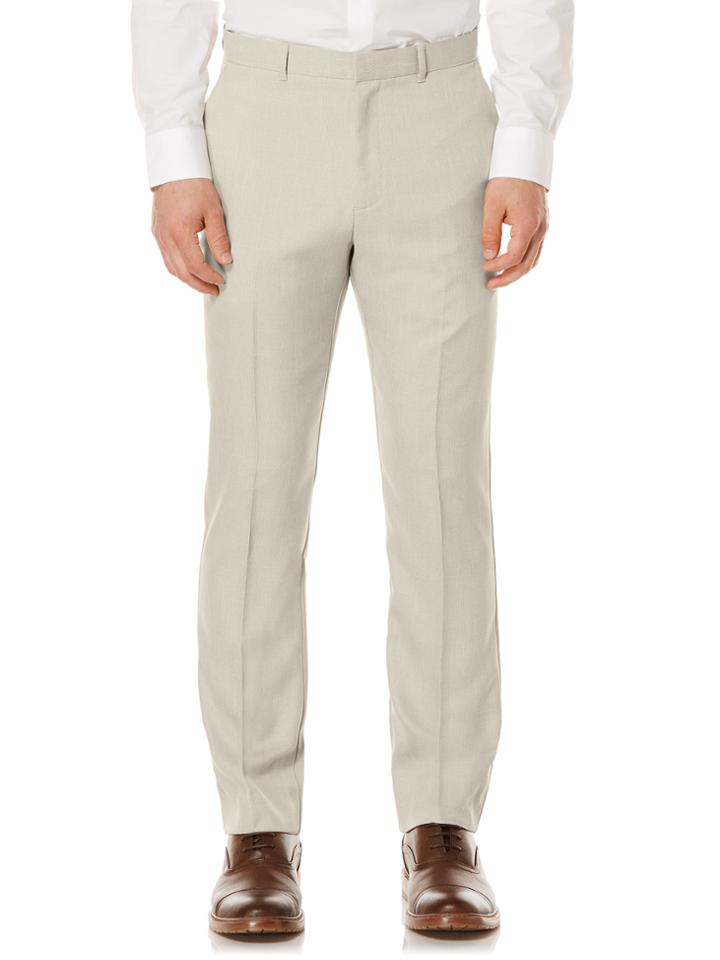 Perry Ellis Slim Fit Beige Dress Pant
