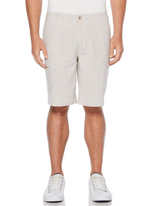 Perry Ellis Linen Cargo Shorts