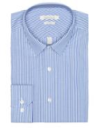 Perry Ellis Dobby Stripe Dress Shirt