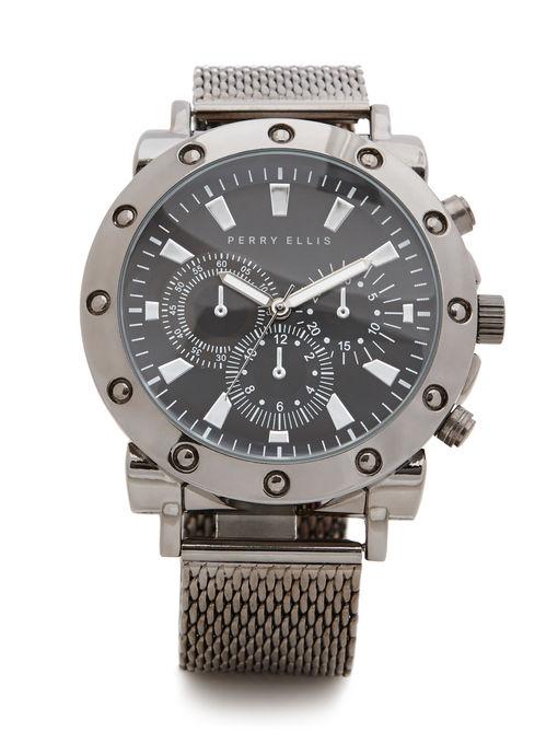Perry Ellis Perry Ellis Portfolio Mesh Band Watch