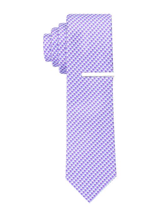 Perry Ellis Slim Eldin Neat Silk Tie