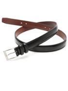 Perry Ellis Big And Tall Milled Luggage Leather Belt