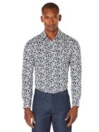 Perry Ellis Big And Tall Exclusive Leaf Print Shirt