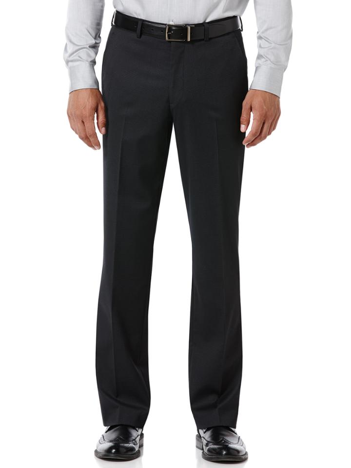 Perry Ellis Modern Fit Black Pin Dot Suit Pant