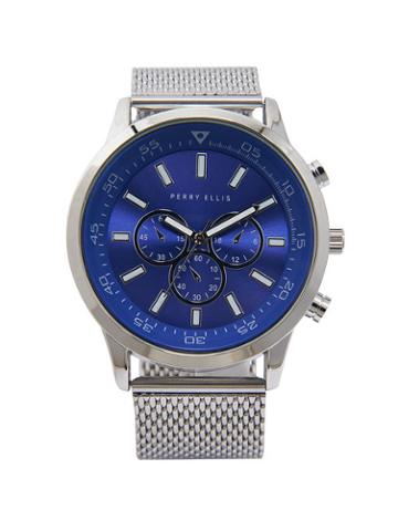 Perry Ellis Perry Ellis Portfolio Blue Mesh Watch