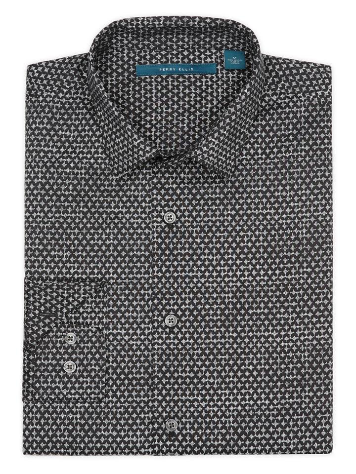 Perry Ellis Exclusive Distressed Diamond Shirt