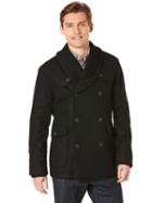Perry Ellis Wool Shawl Collar Coat