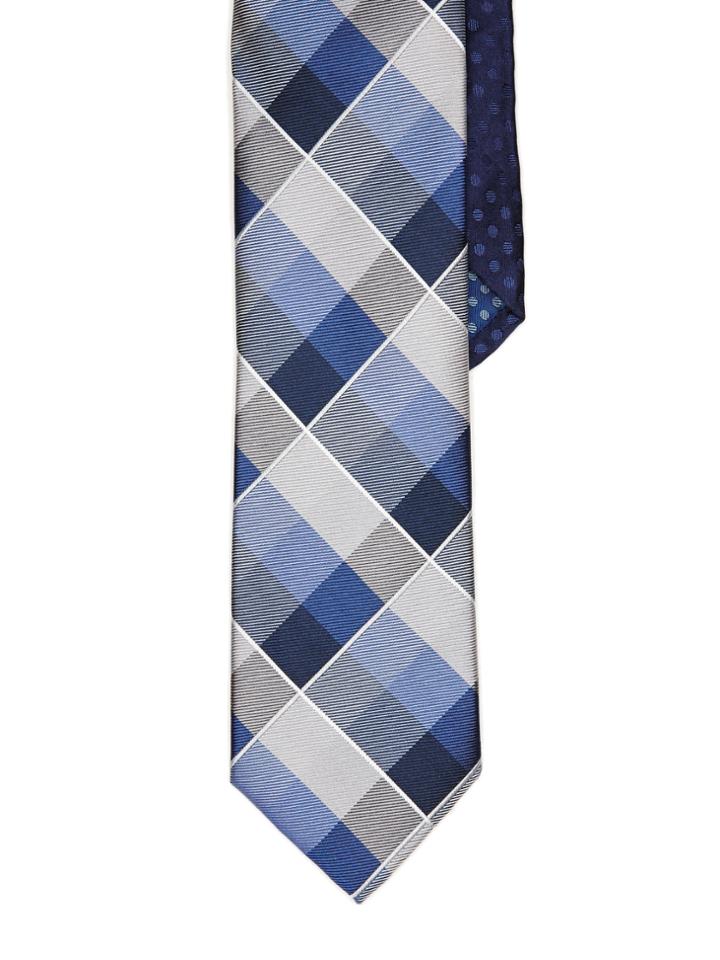 Perry Ellis Ellsbury Plaid Silk Tie