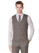 Perry Ellis Subtle Check 5 Button Suit Vest