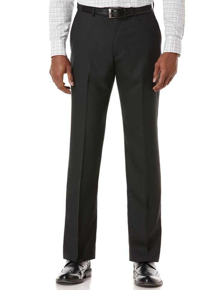 Perry Ellis Solid Sharkskin Dress Pant