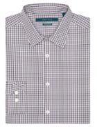 Perry Ellis Non-iron Small Check Pattern Shirt