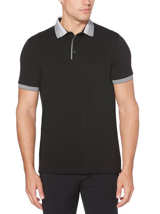 Perry Ellis Ombre Collar Polo