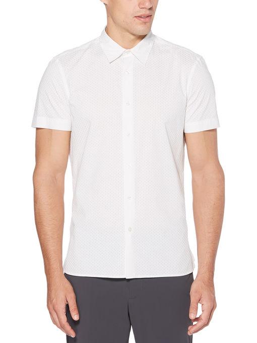 Perry Ellis Slim Fit Small Geo Print Shirt