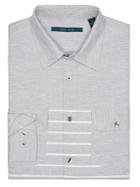 Perry Ellis Engineered Heather Stripe Shirt