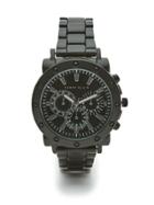 Perry Ellis Black Bolt Case Bracelet Watch