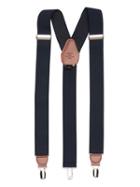 Perry Ellis Navy Pin Stripe Suspenders