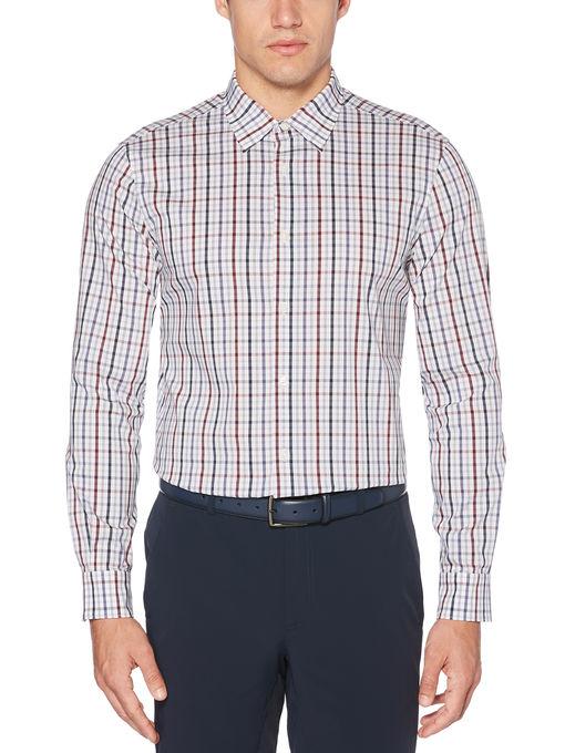 Perry Ellis Total Stretch Plaid Shirt
