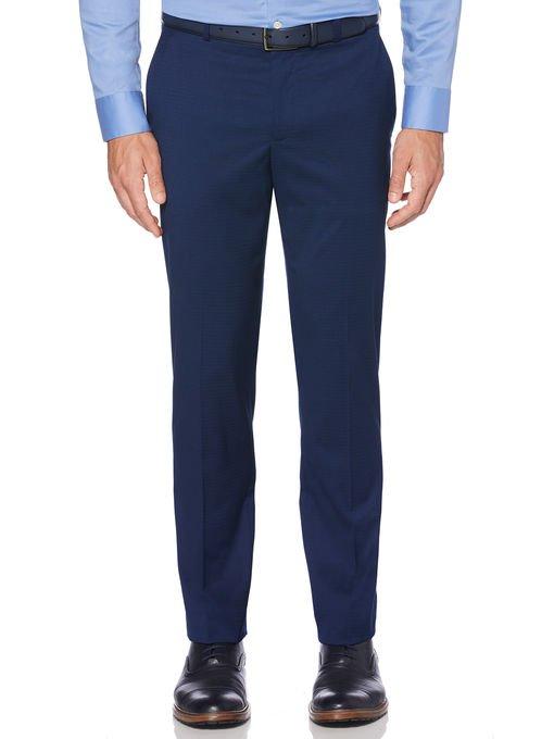 Perry Ellis Slim Stretch Subtle Pattern Dress Pant