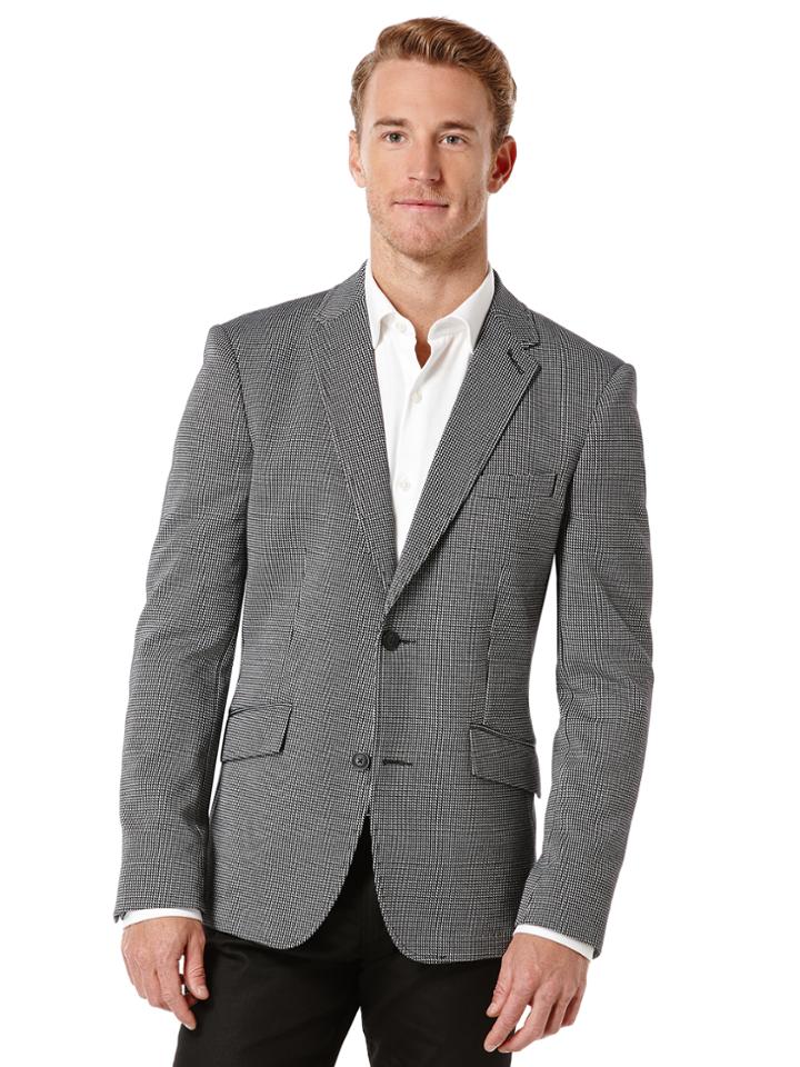 Perry Ellis Two Button Knit Suit Jacket