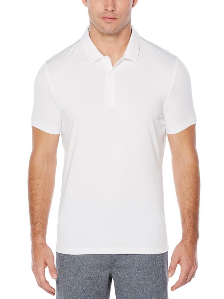 Perry Ellis Short Sleeve Active Geo Print Polo