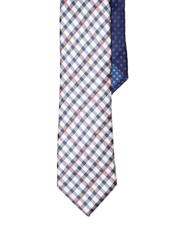 Perry Ellis Thomas Check Silk Tie