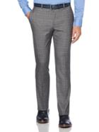 Perry Ellis Slim Fit Tonal Plaid Pant