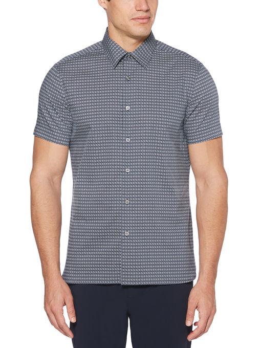 Perry Ellis Mini Checker Box Print Shirt