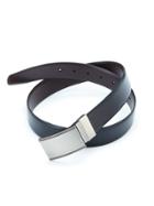 Perry Ellis Engraved Plaque Belt