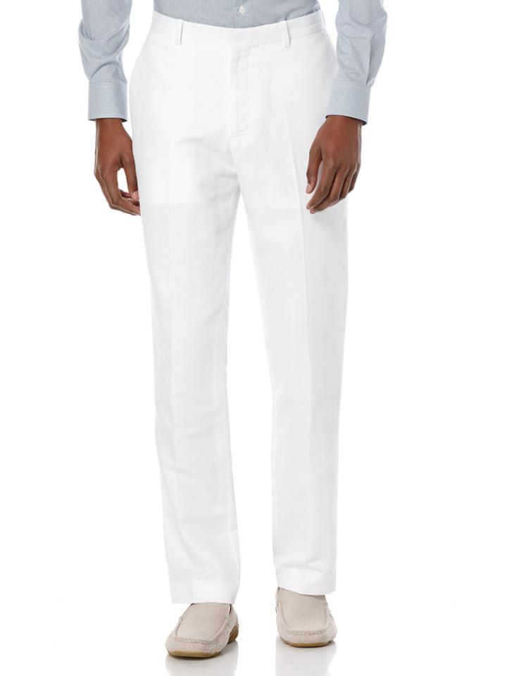 Perry Ellis Slim Fit Linen Cotton Twill Suit Pant