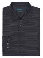 Perry Ellis Multi-color Fine Line Check Shirt