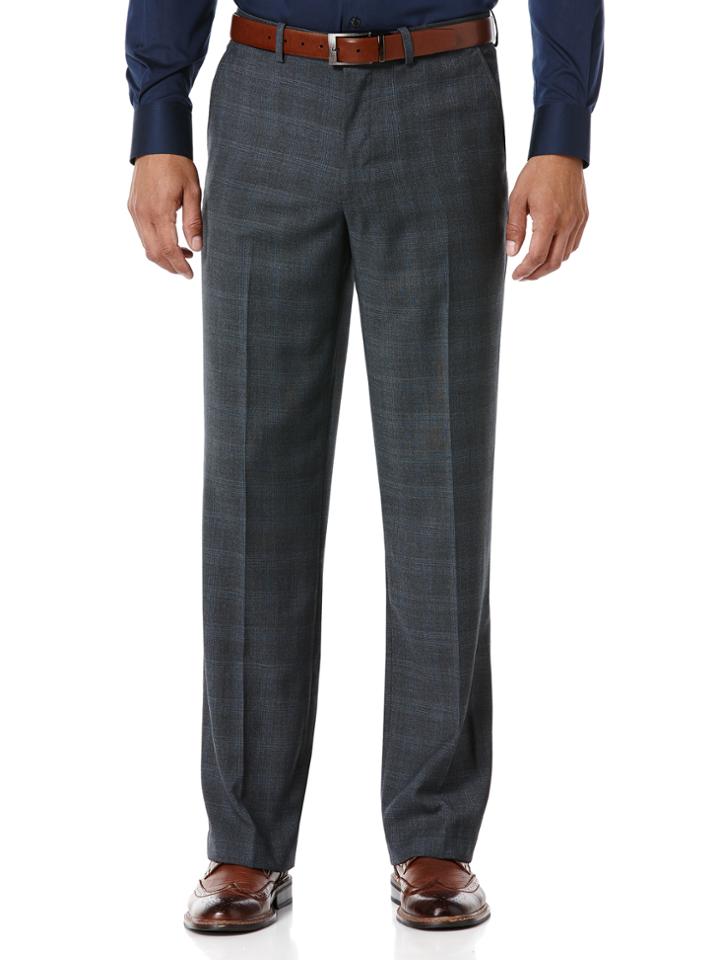 Perry Ellis Classic Fit Windowpane Suit Pant