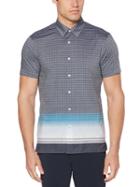 Perry Ellis Engineered Ombre Check Shirt