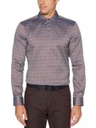 Perry Ellis Slim Fit Multi-color Jacquard Shirt