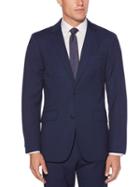 Perry Ellis Slim Blue Check Suit Jacket