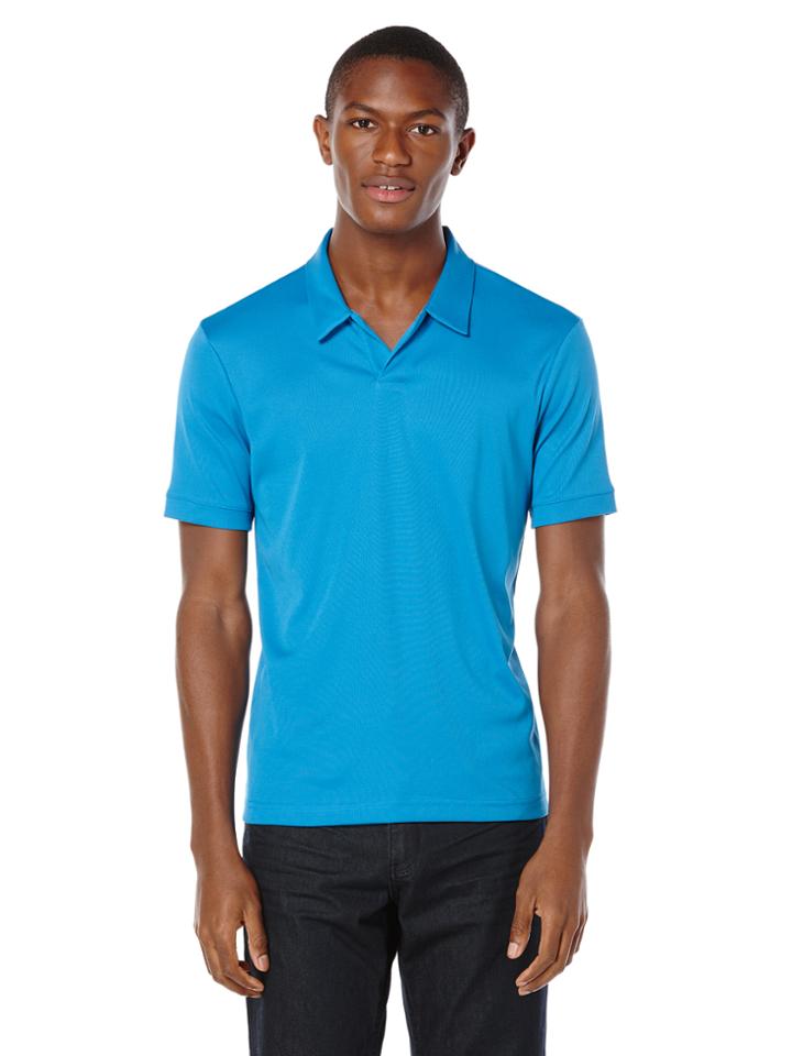 Perry Ellis Short Sleeve Open Rib Polo