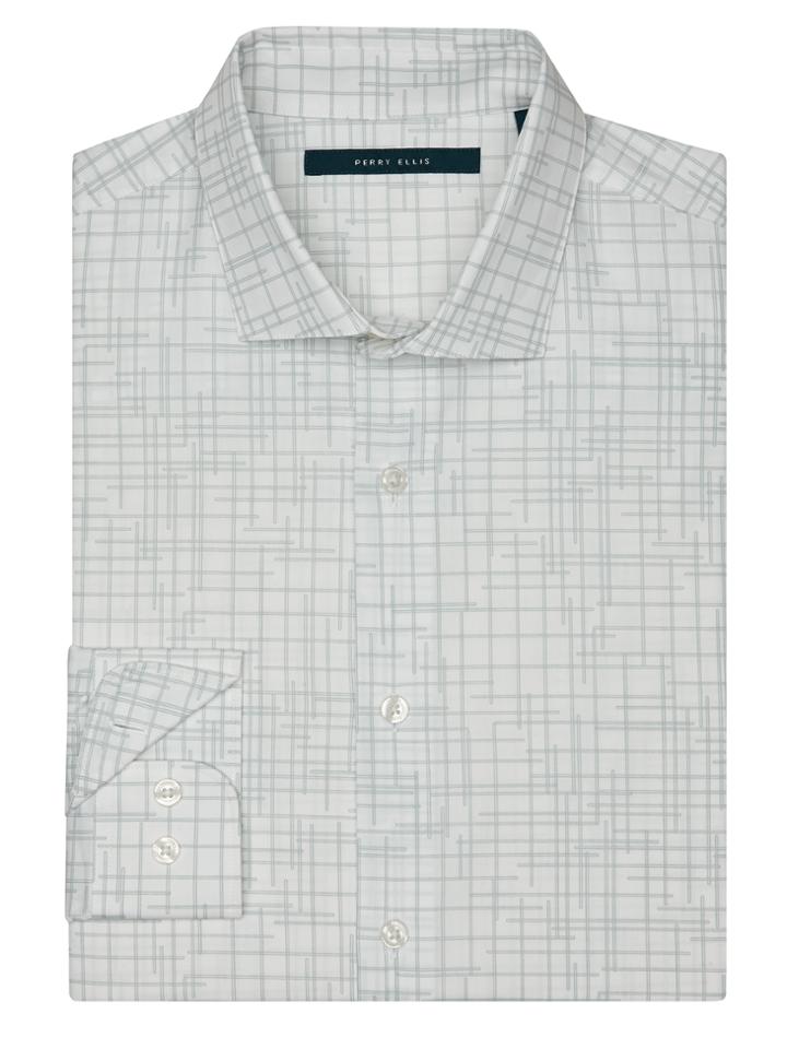 Perry Ellis Linear Graph Print Shirt