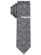 Perry Ellis Slim Westbury Floral Tie