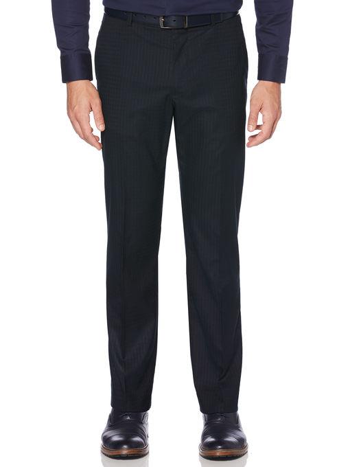 Perry Ellis Modern Fit Stretch Iridescent Plaid Pant