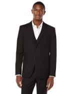 Perry Ellis Regular Fit Sharkskin Solid Suit Jacket