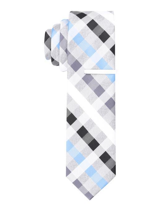 Perry Ellis Slim Carette Check Tie