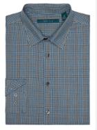 Perry Ellis Heather Check Fabric Shirt