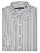 Perry Ellis Non-iron Stripe Pattern Shirt